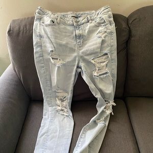 American Eagle distressed jeans